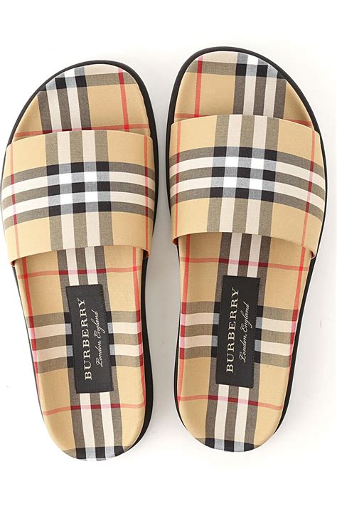 burberry slippers mens|Burberry slides.